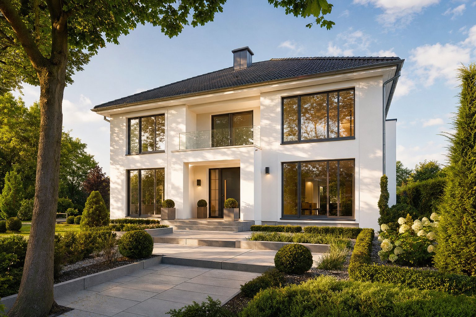 Wohnhaus am Hang