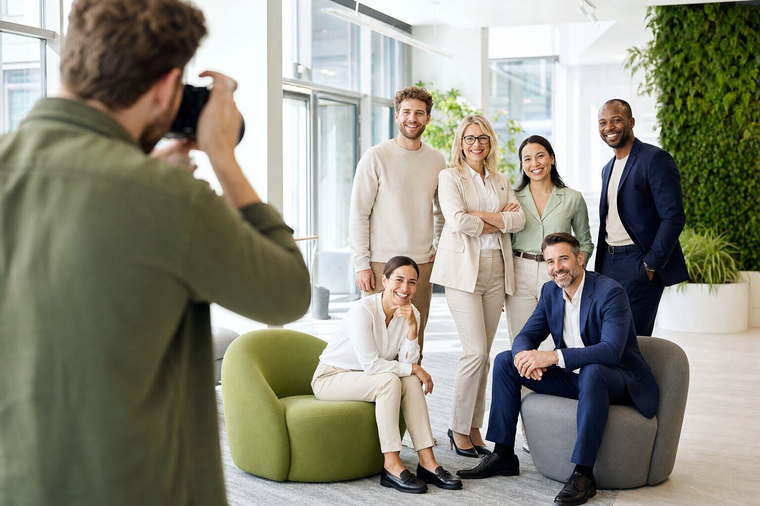 Galerie eines Business-Porträtshootings im Studio